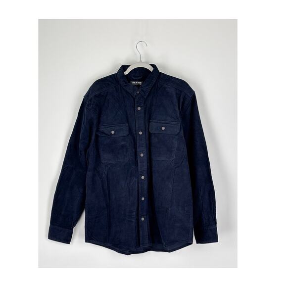 Line Of Trade Mens Midnight Stone Corduroy Workshirt Long Sleeve Size 2X New - Picture 6 of 15